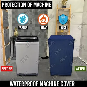 100% Waterproof Top Loaded Washing Machine Covers In 5 Colors