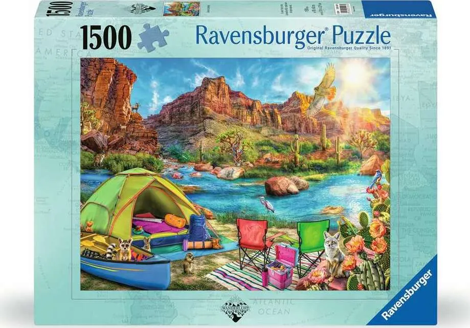 1500pc Puzzle - Canyon Camping