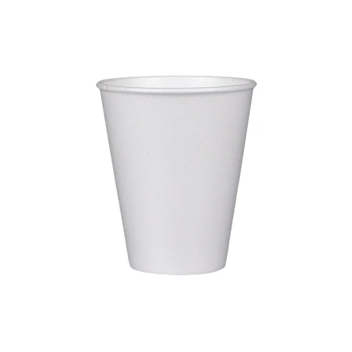 175ml Foam Cups Polystyrene HC.6 Disposable 100pack