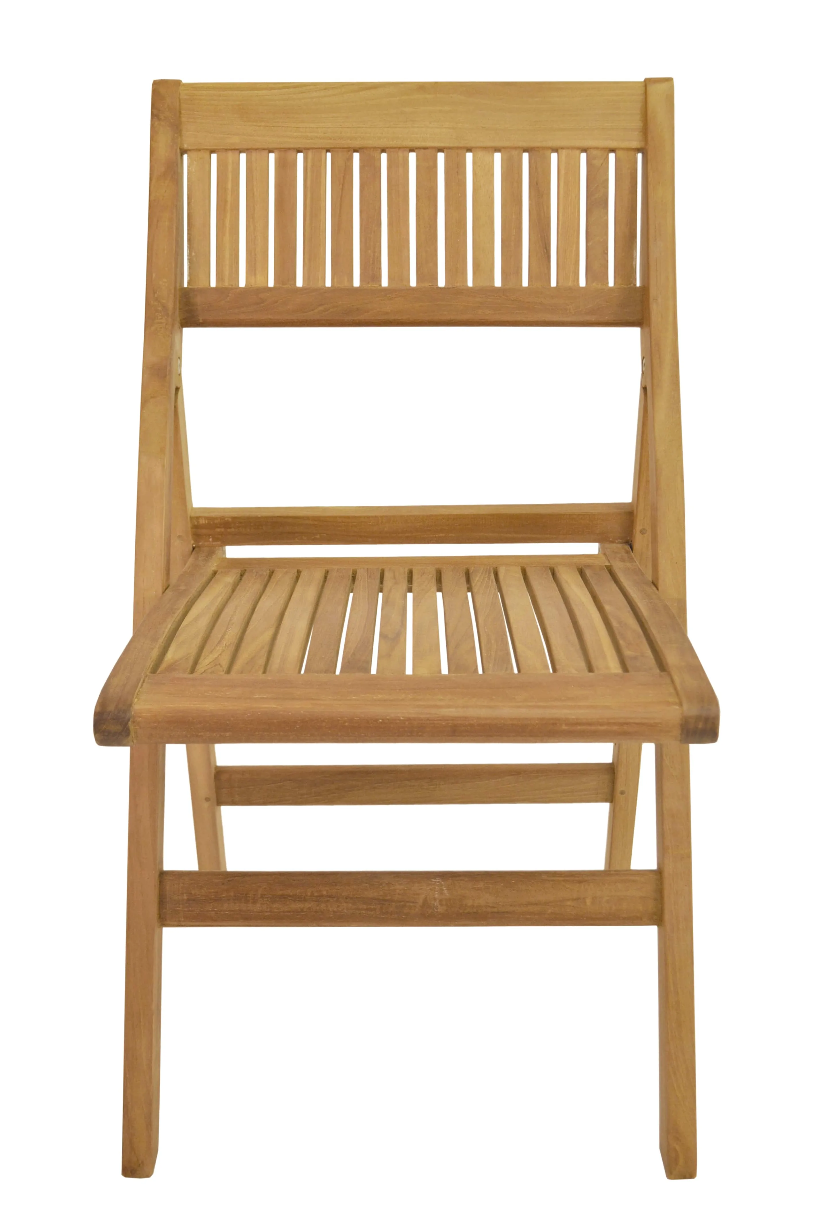 2 x Raw Teak Folding Chair, 33 H x 18 W x 19 D, Arrives Fully Assembled In 5-9 Working Days & Delivered Free.