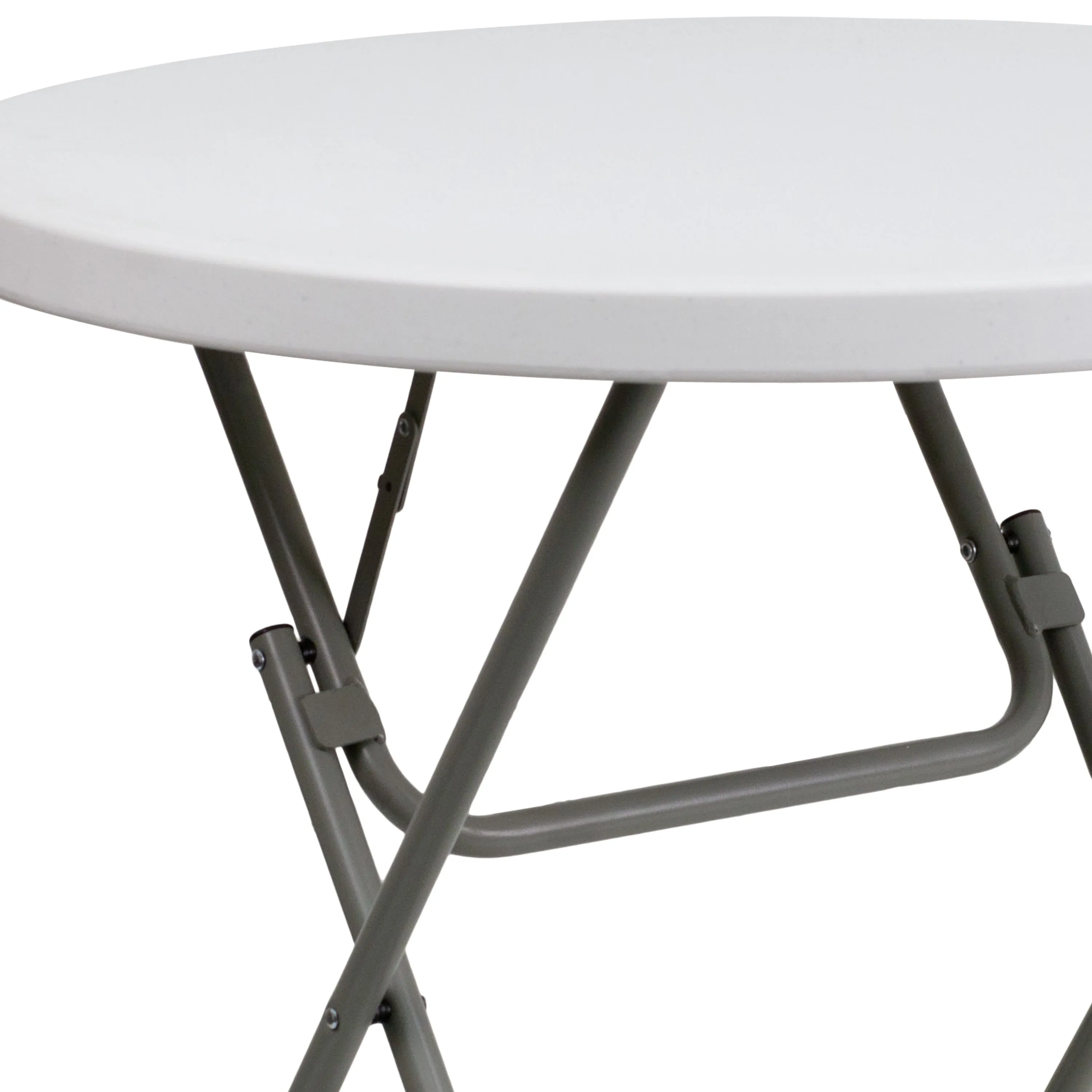 2.63-Foot Round Plastic Folding Table