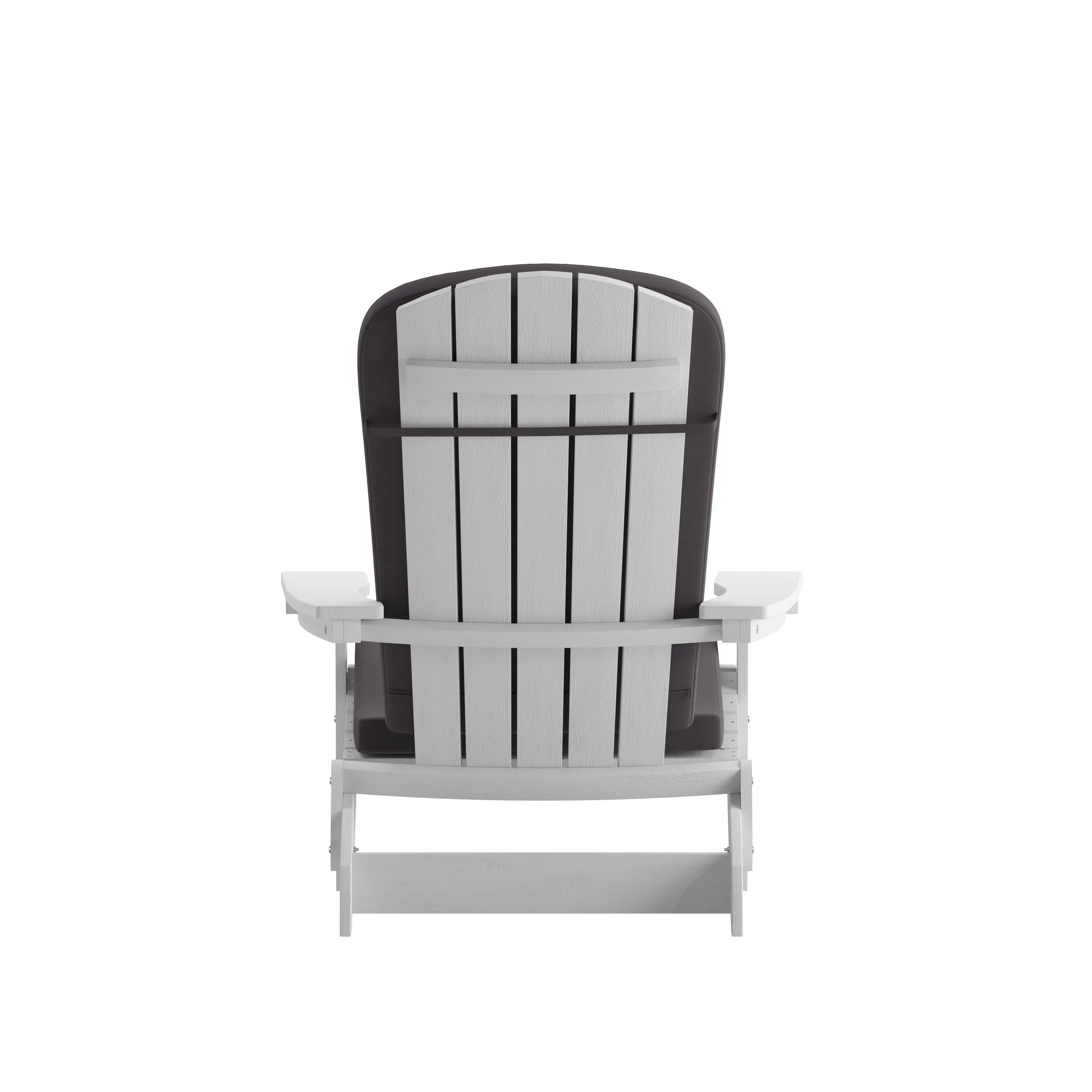 2PK White Chairs-Gray Cushions 2-JJ-C14505-CSNGY-WH-GG