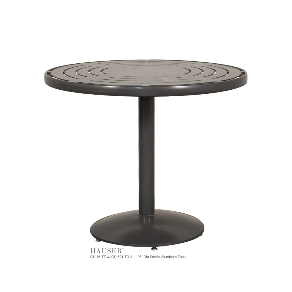 36" Round Saville Umbrella Table