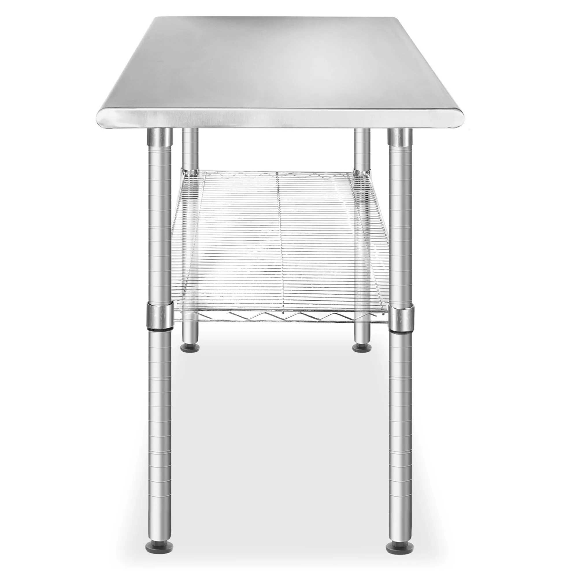 49 x 24 Inch NSF Stainless Steel Prep Table w/ Undershelf