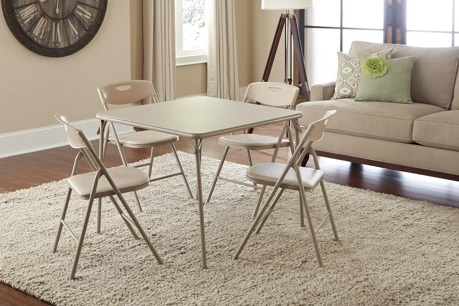 5-Piece Folding Table and Chair Set