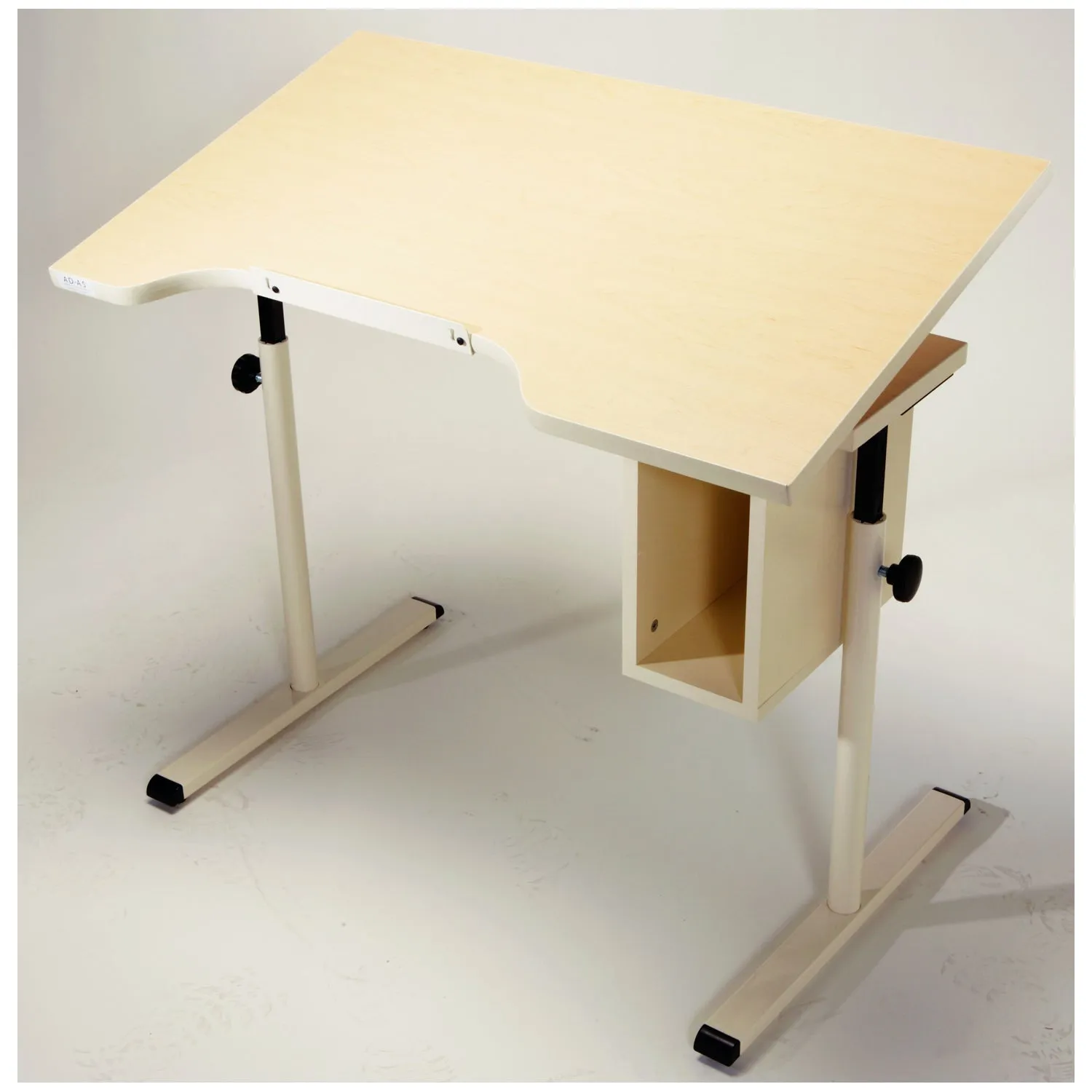 Ad-As/Populas Furniture Know Adjust Series Height Adjustable Desks, Tables & Therapy Tables Adjustable Student Desk With Storage & Tilt, 40"L X 24"W, Available In All Finishes, Indicate Color Code (Xx) (092949)