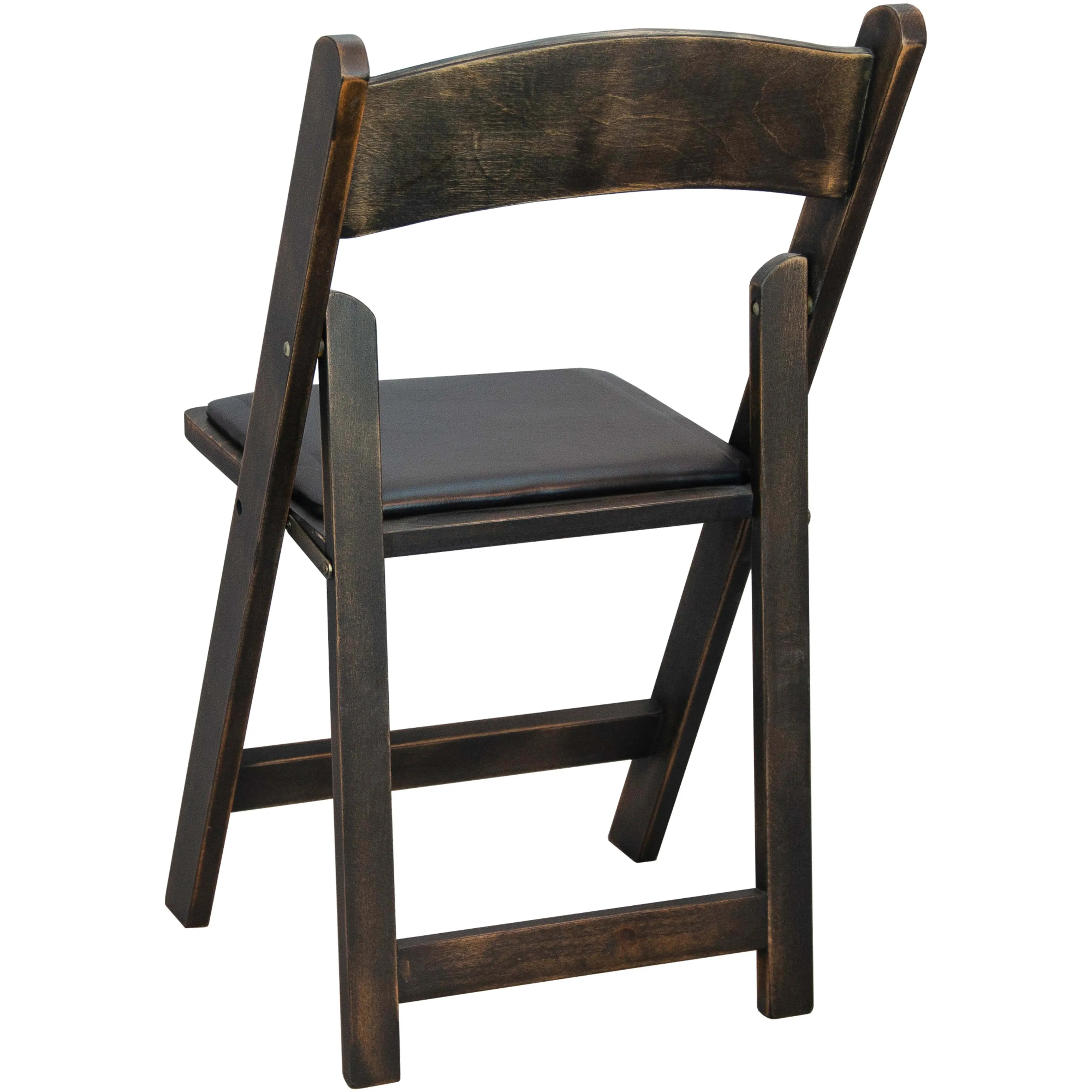 Advantage Wood Folding Wedding Chair with Padded Seat