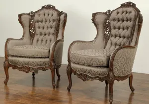 Antique Look Premium Handmade Wing Chair