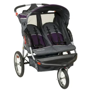 Baby Trend Lightweight Expedition Double Jogger Stroller, Elixer (Open Box)