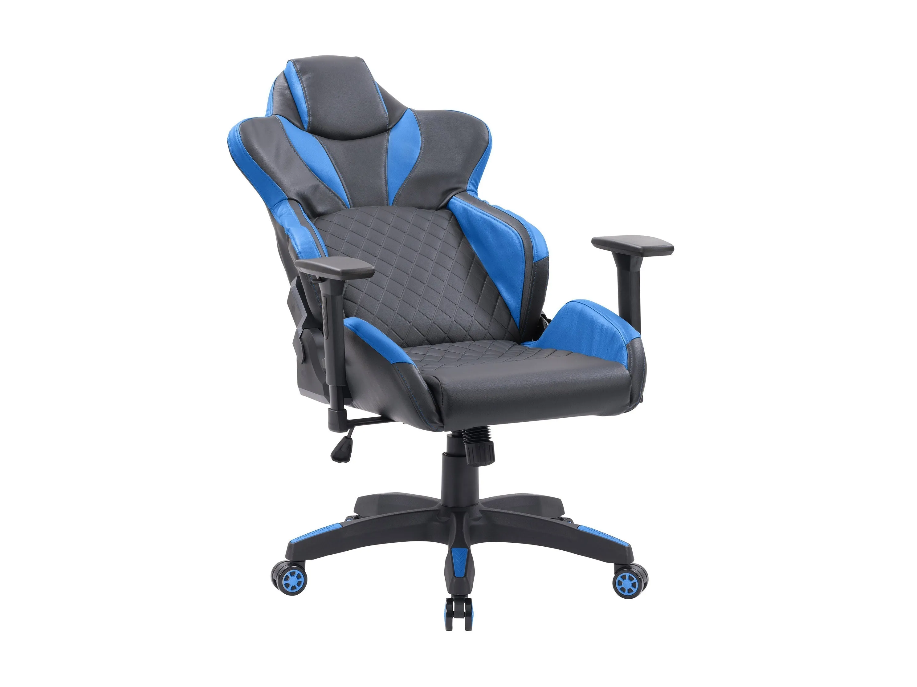 Black and Blue Gaming Reclining Chair