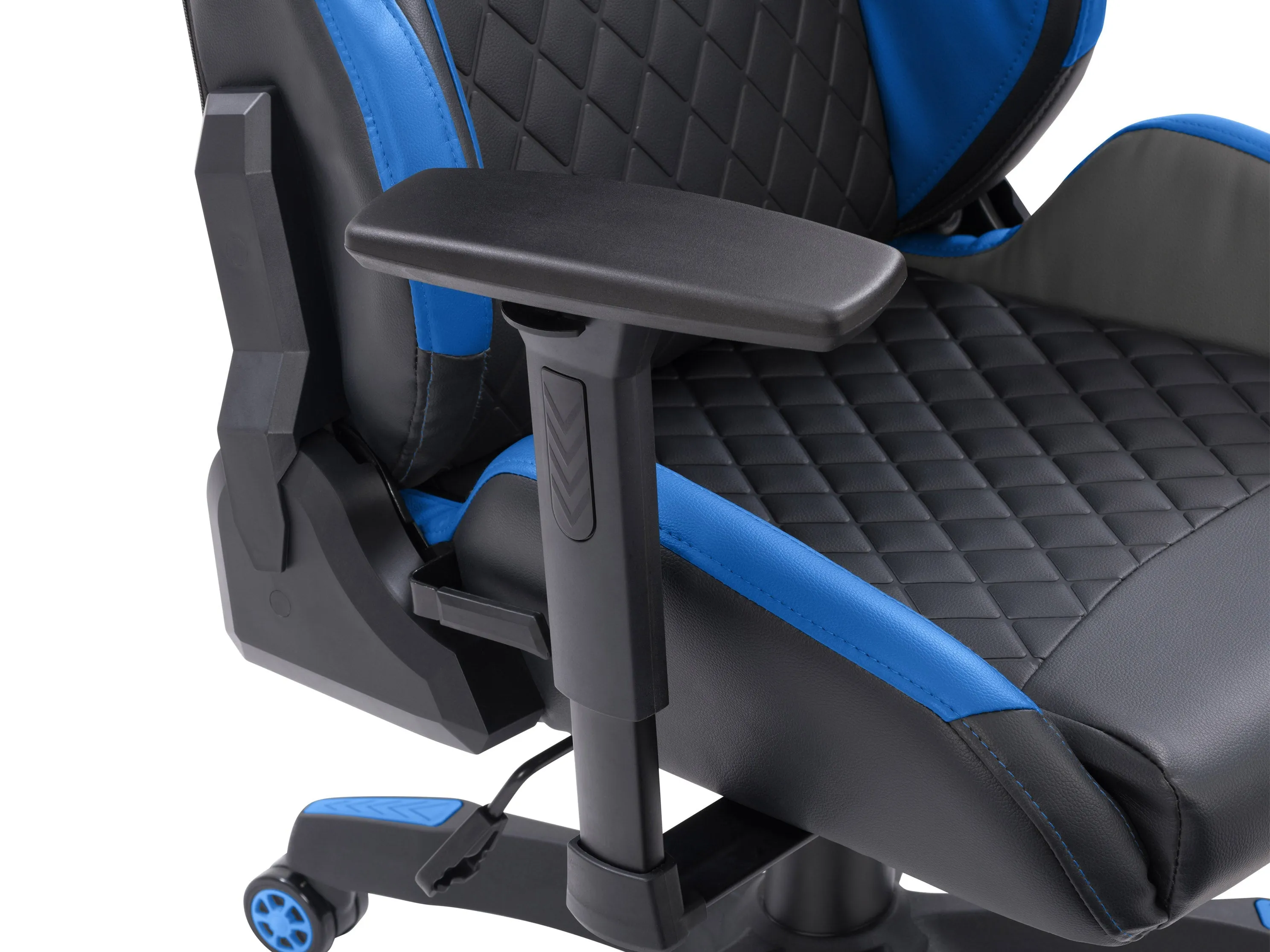 Black and Blue Gaming Reclining Chair