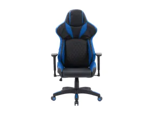 Black and Blue Gaming Reclining Chair