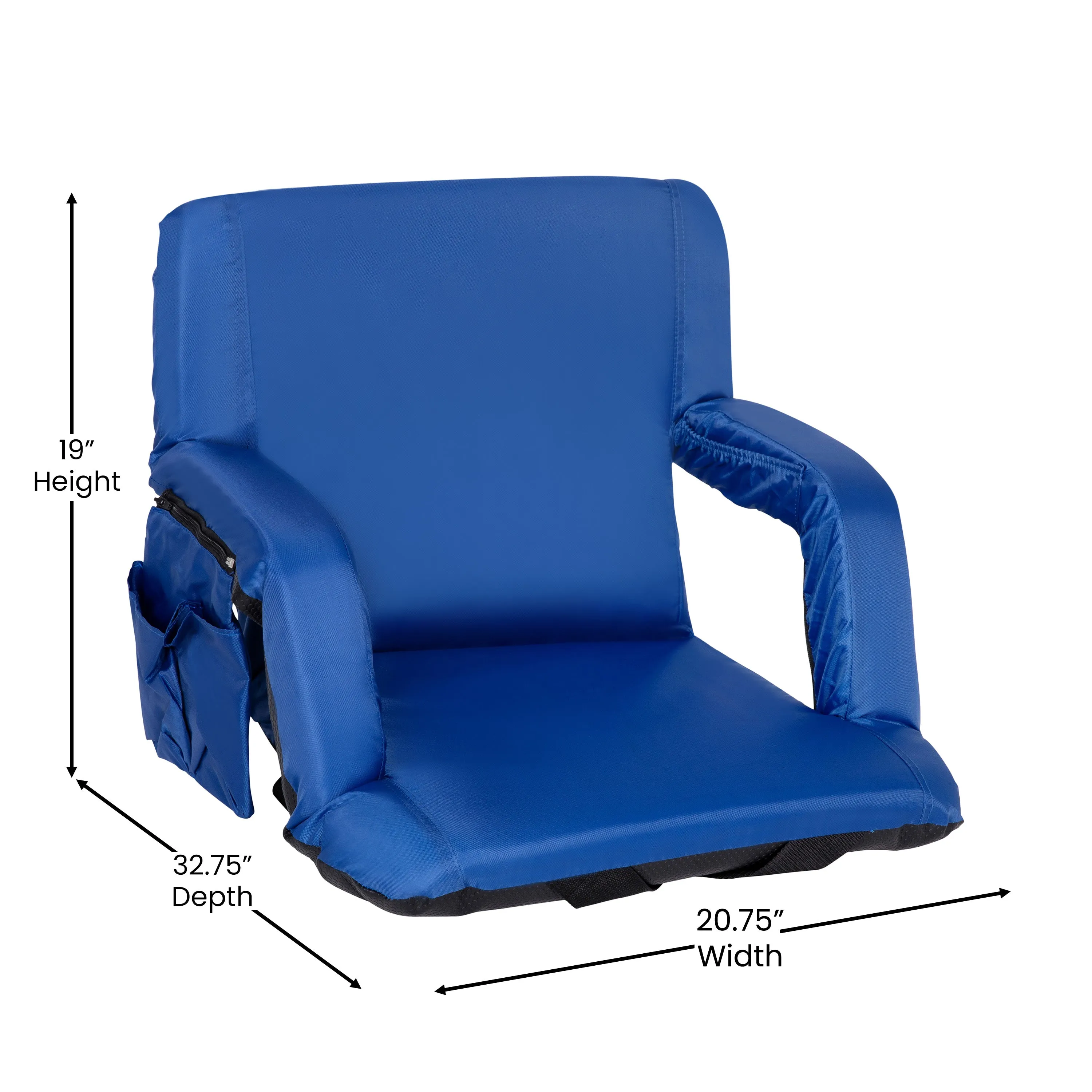 Blue Reclining Stadium Chairs FV-FA090-BL-2-GG