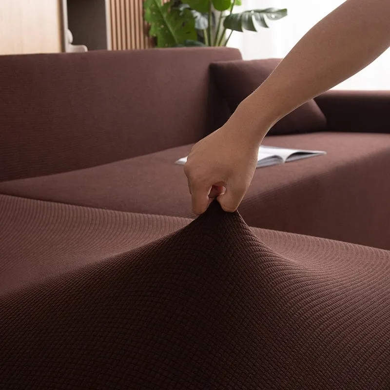 Brown 100% Waterproof and Ultra-Durable Stretch Armchair and Sofa Covers - Premium Protection by The Sofa Cover House