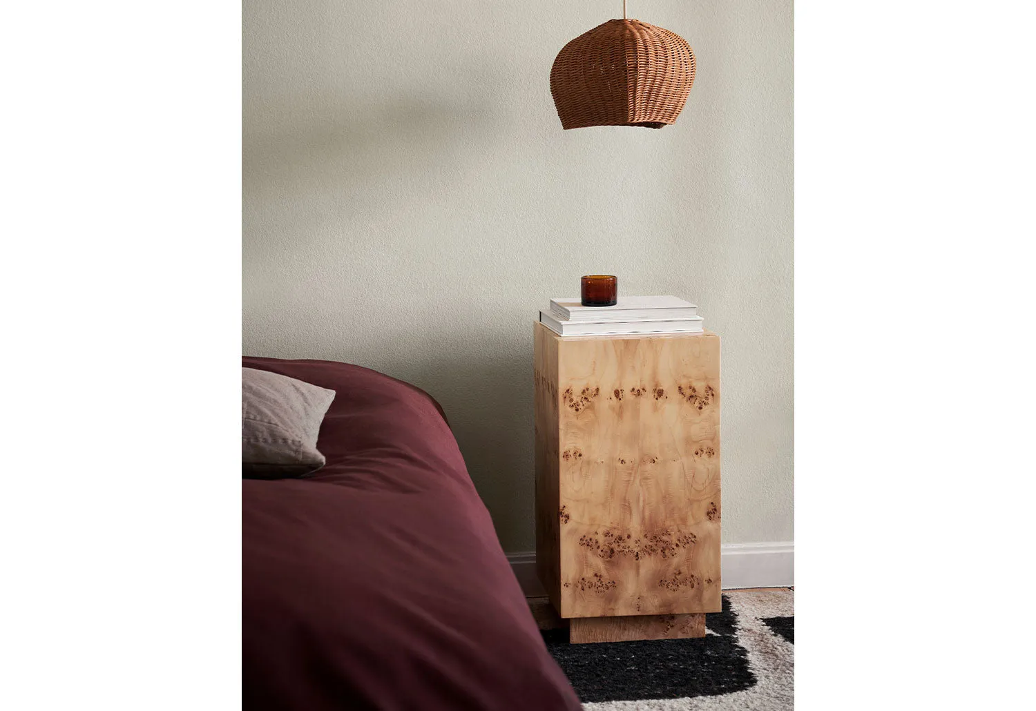 Burl Side Table