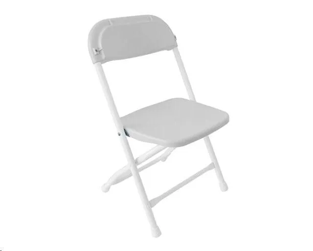 Chair, Children's Folding Bright White