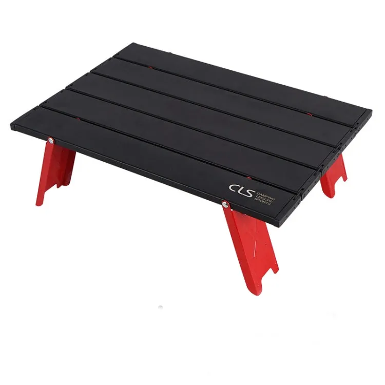 CLS Outdoor Mini Folding Table Camping Tent Table Camping Portable Coffee Table(Red)