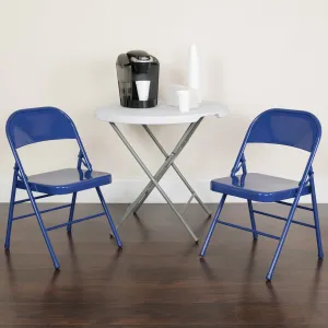 Cobalt Blue Folding Chair 2-HF3-BLUE-GG