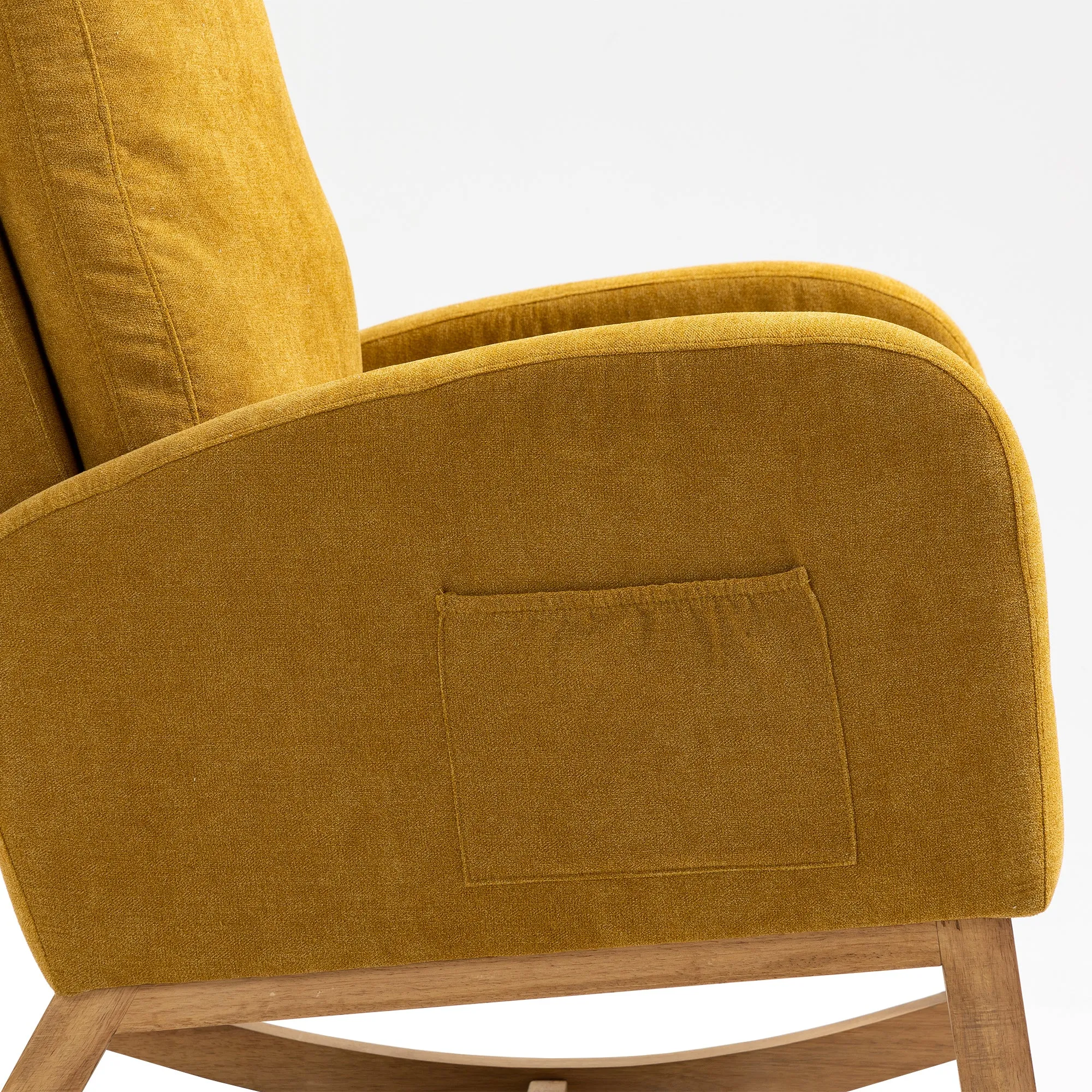 Comfortable Rocking Chair, yellow