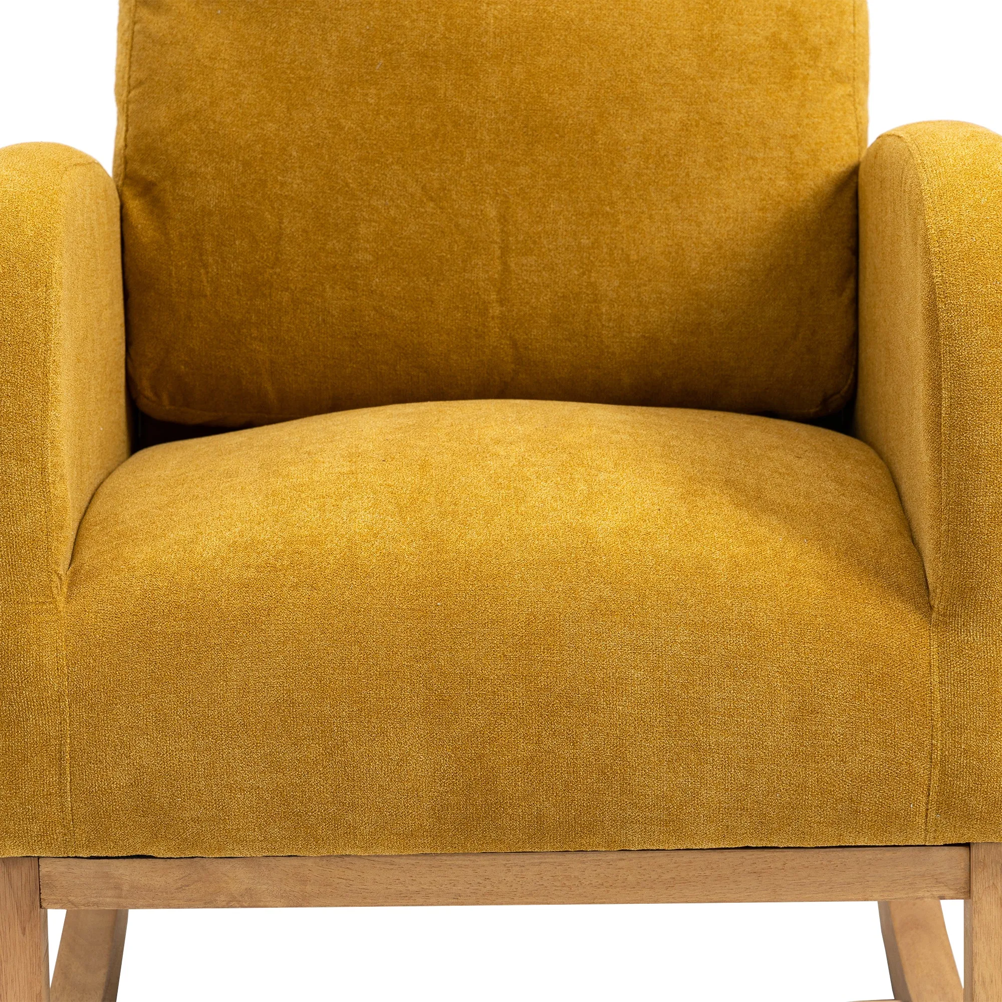 Comfortable Rocking Chair, yellow