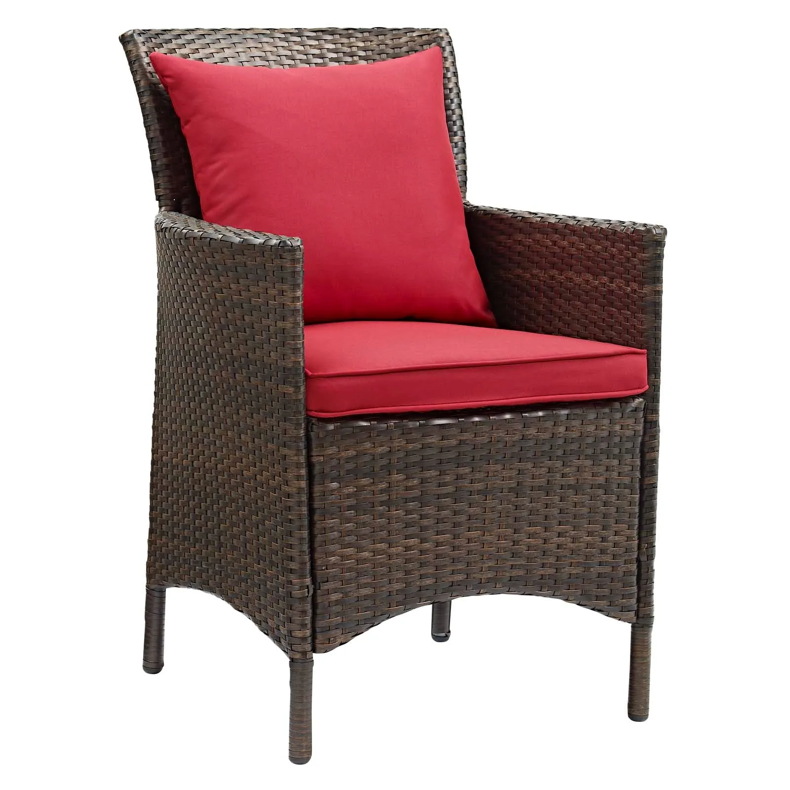 Conduit Outdoor Patio Wicker Rattan Dining Armchair by Modway