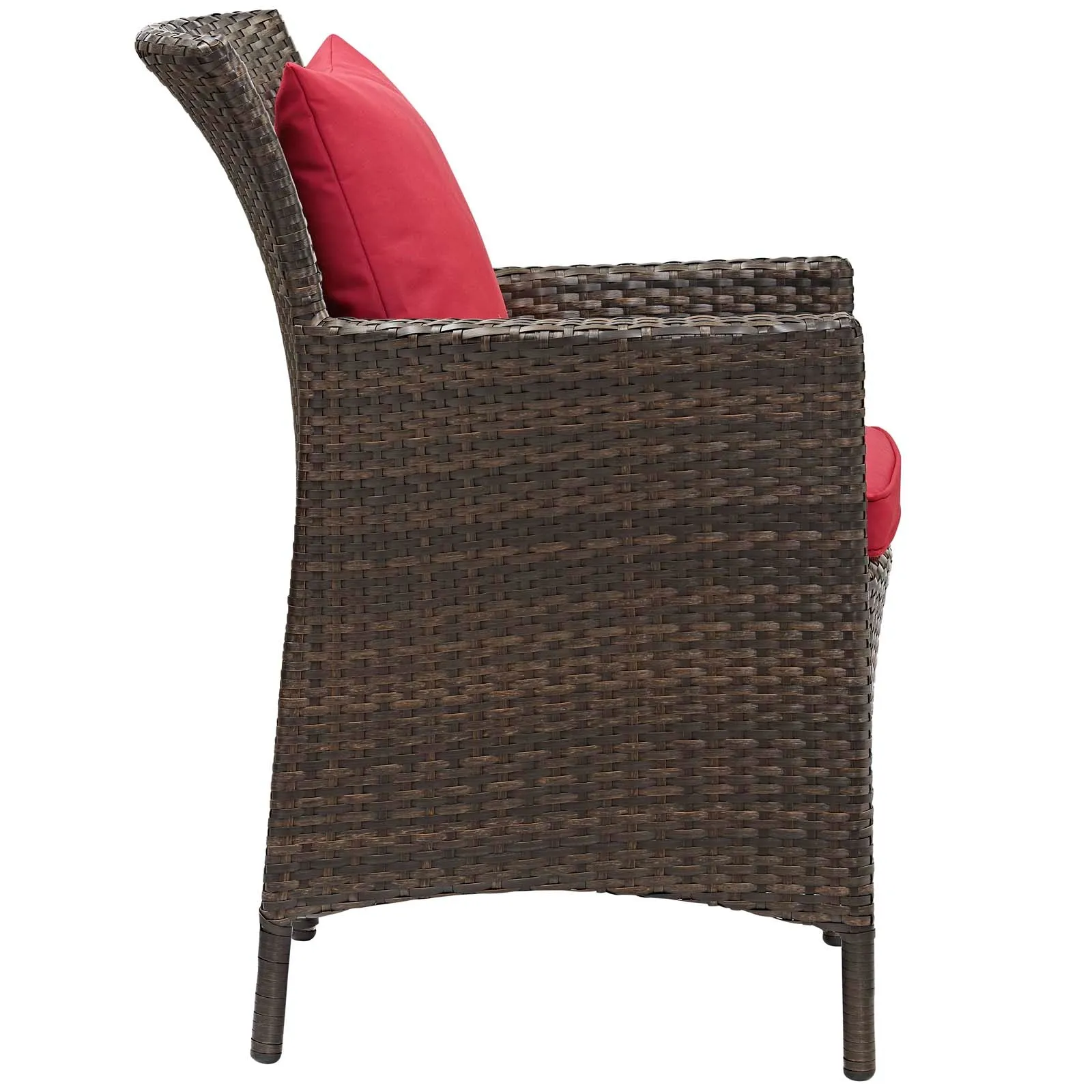 Conduit Outdoor Patio Wicker Rattan Dining Armchair by Modway