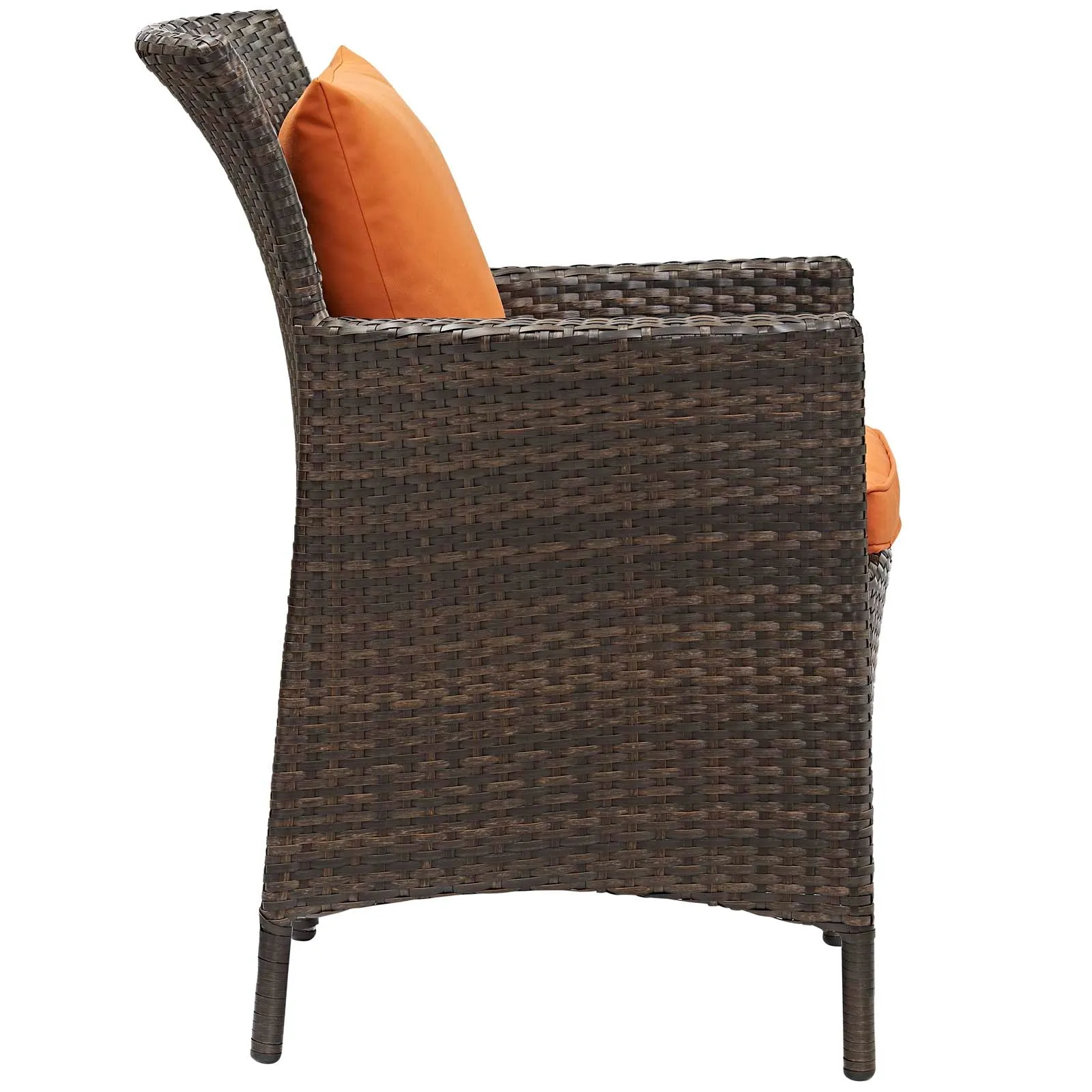 Conduit Outdoor Patio Wicker Rattan Dining Armchair by Modway