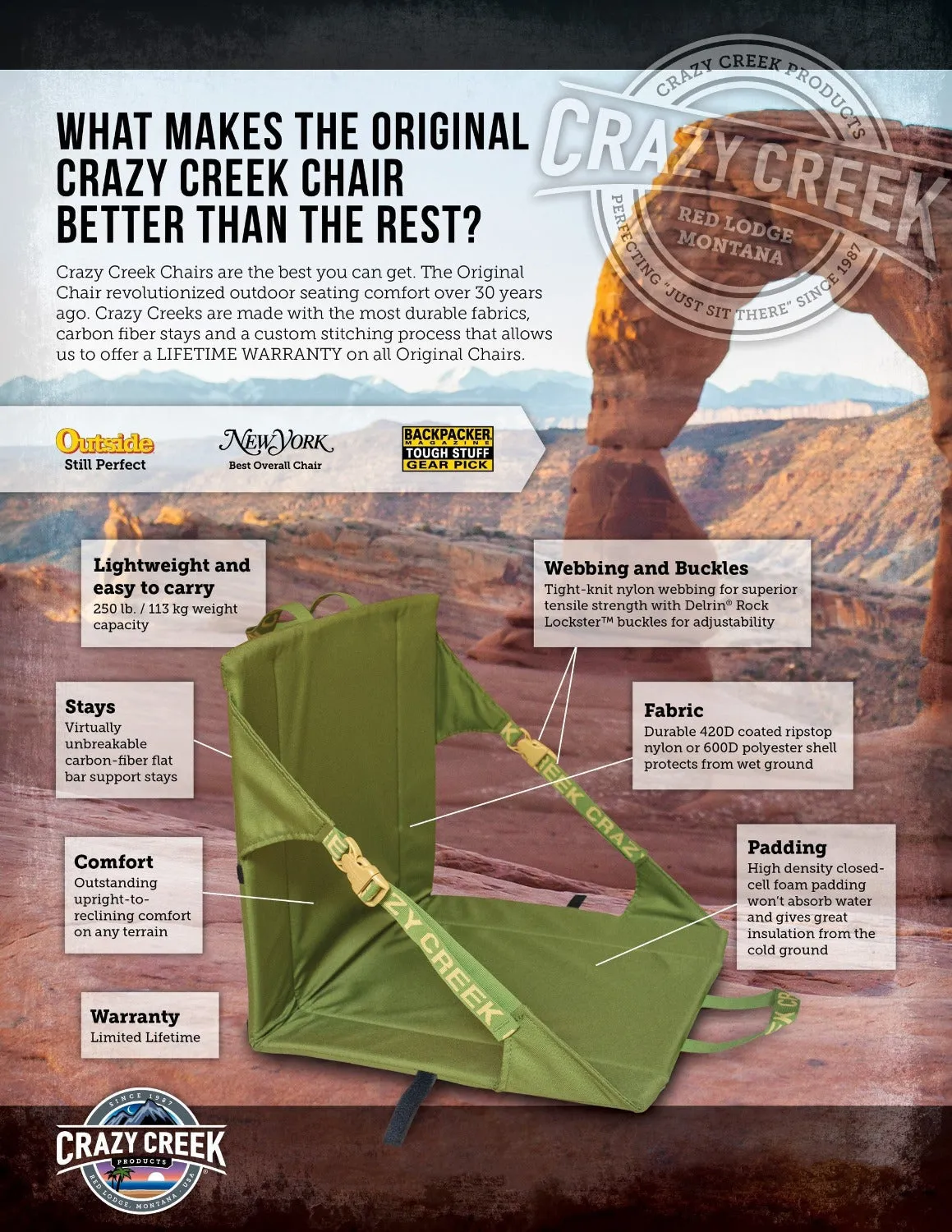 Crazy Creek Original Chair