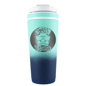 FIT2SERVE 26oz Ice Shaker - Navy Mint Ombre