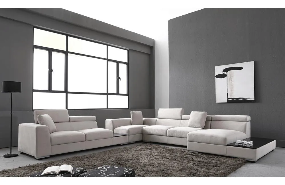 Forte Modern Modular Fabric Sectional Sofa