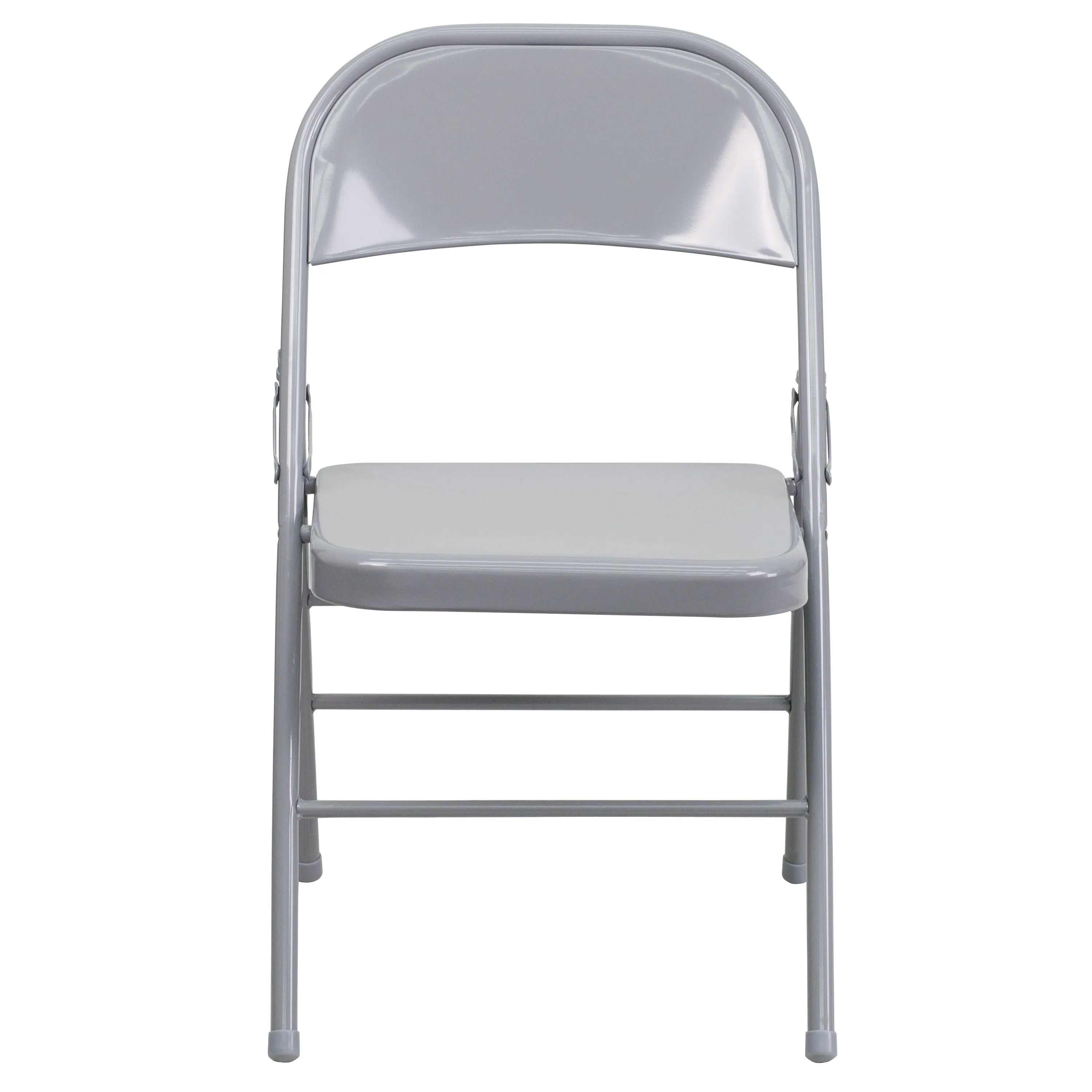 Gray Metal Folding Chair 2-HF3-MC-309AS-GY-GG