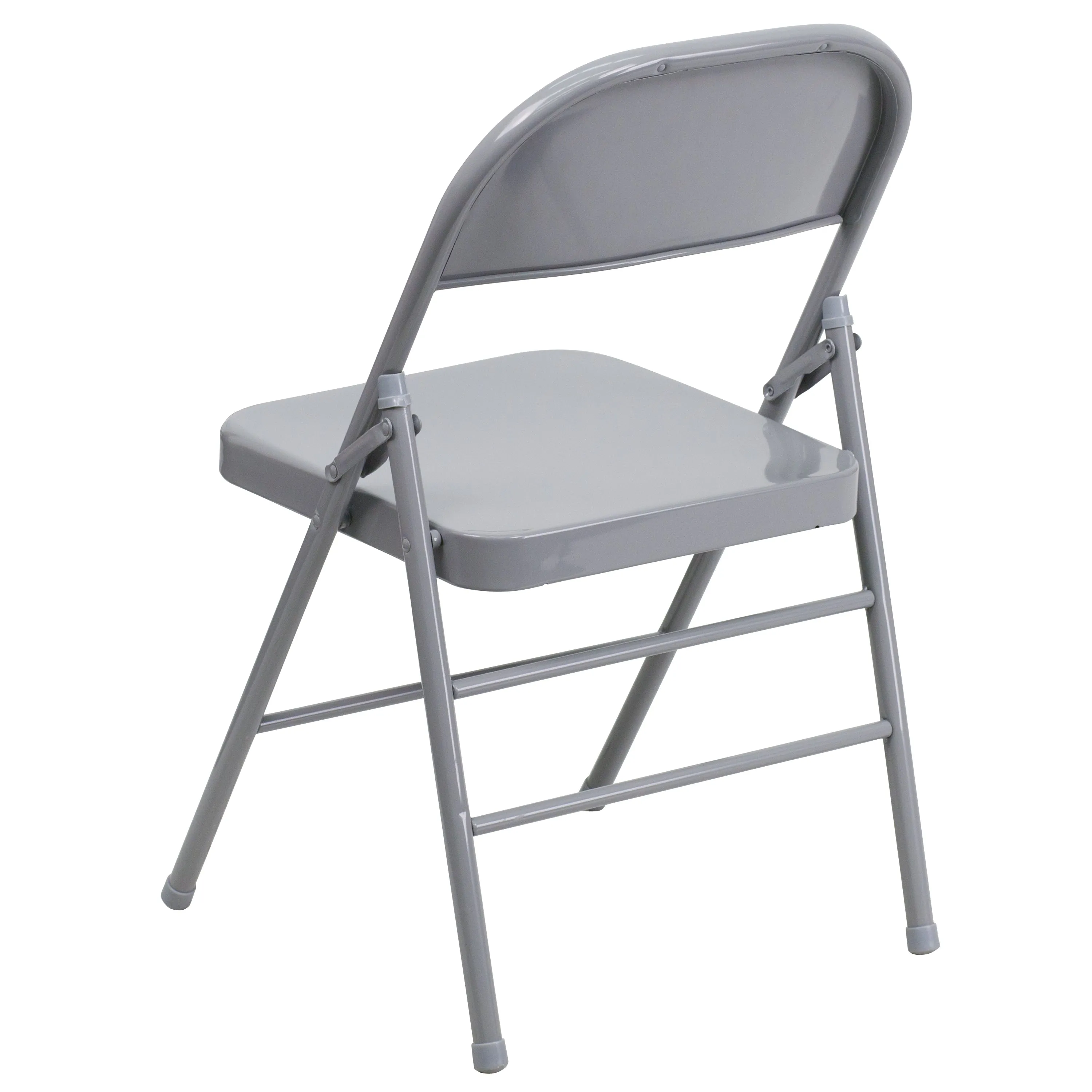 Gray Metal Folding Chair 2-HF3-MC-309AS-GY-GG