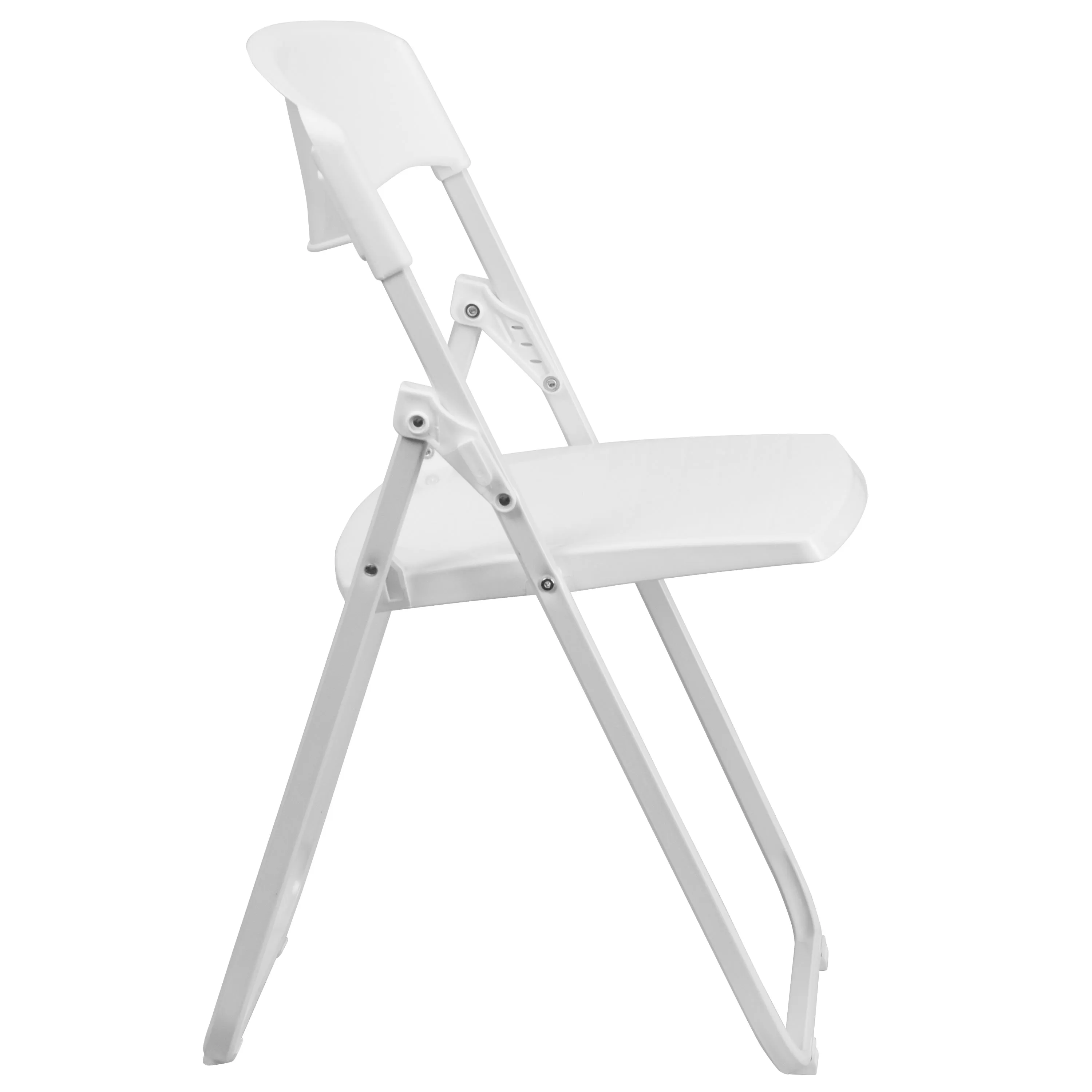 HERCULES Series 500 lb. Capacity Heavy Duty Plastic Folding Chair with Built-in Ganging Brackets