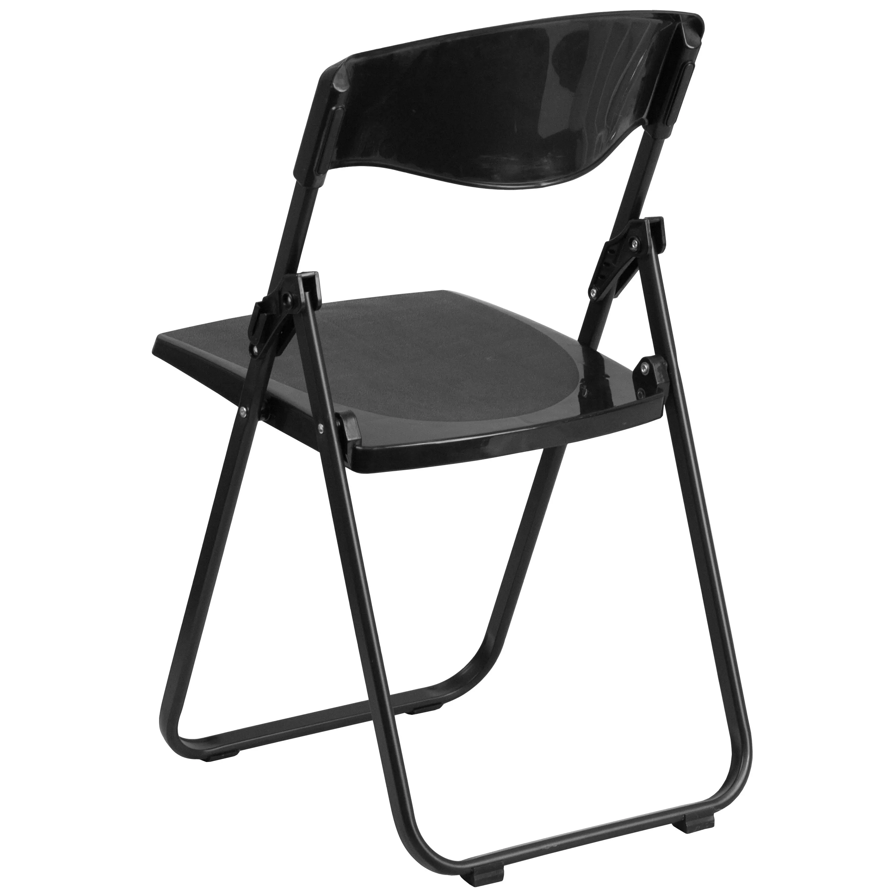 HERCULES Series 500 lb. Capacity Heavy Duty Plastic Folding Chair with Built-in Ganging Brackets