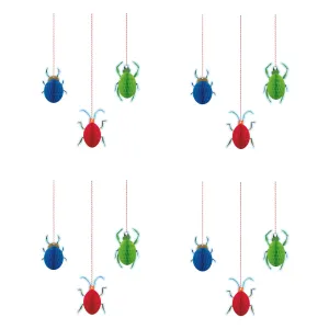 Insect Party Supplies Bug Party Tissue Honeycomb Hanging Bug Cutouts (12 Piece Set)