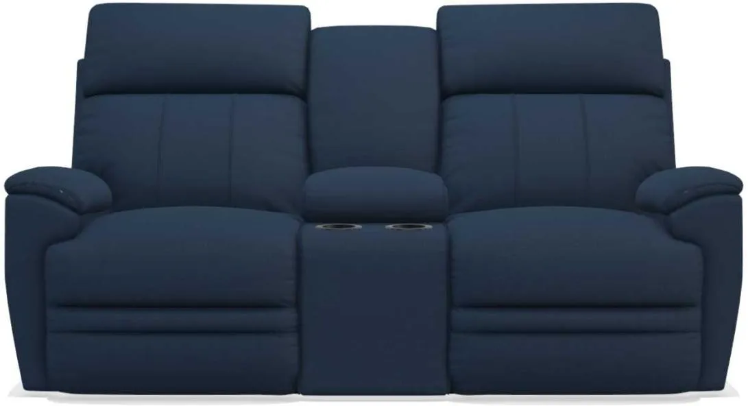 La-Z-Boy Talladega Admiral La-Z-Time Full Reclining Loveseat With Console