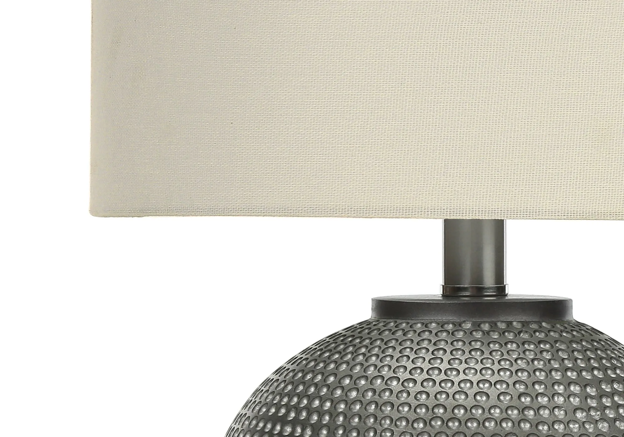 Lighting, Table Lamp, Modern - Gray / Cream