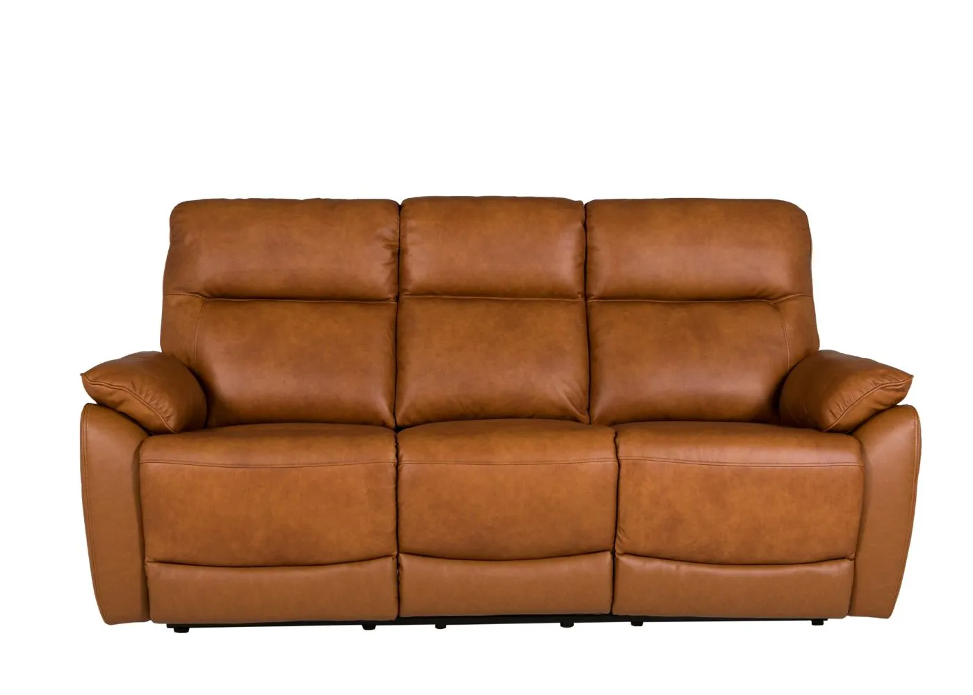 Nerano Full Leather Electric Reclining Sofa Range in Tan by Vida Living