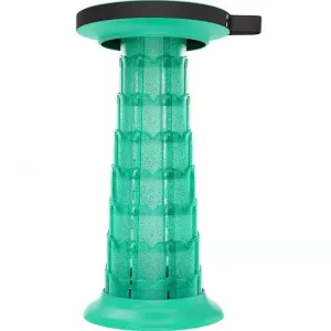 Outdoor Portable Lotus Heightened Folding Telescopic Stool(Green)