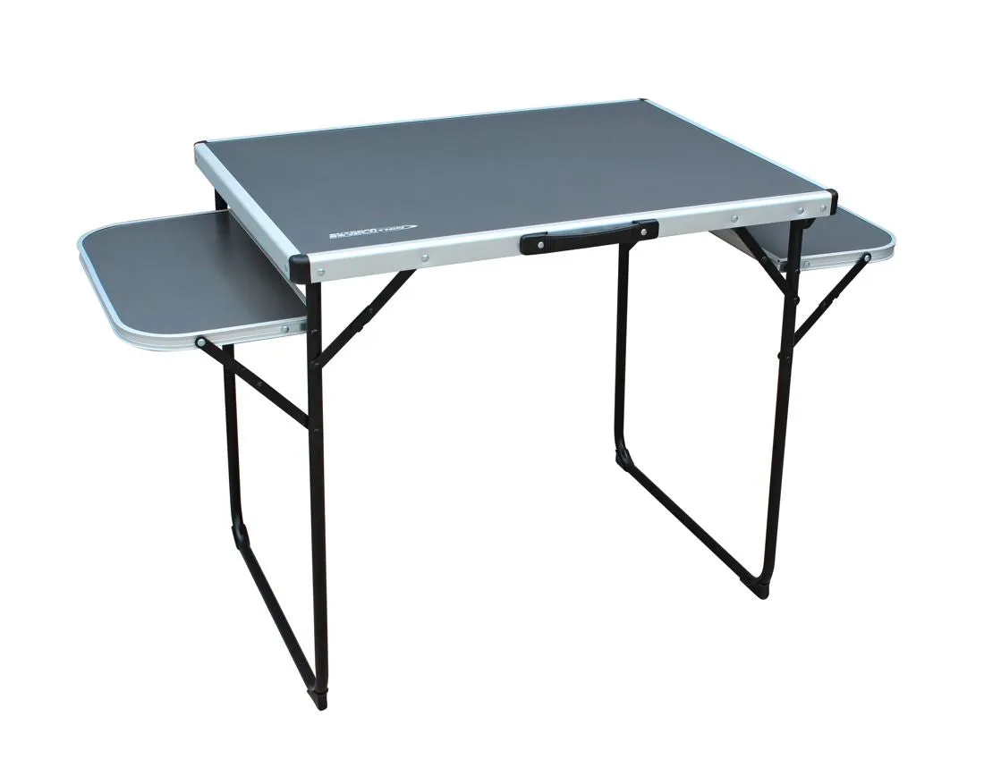 Outdoor Revolution Alu Top Camping Table With Folding Side Tables