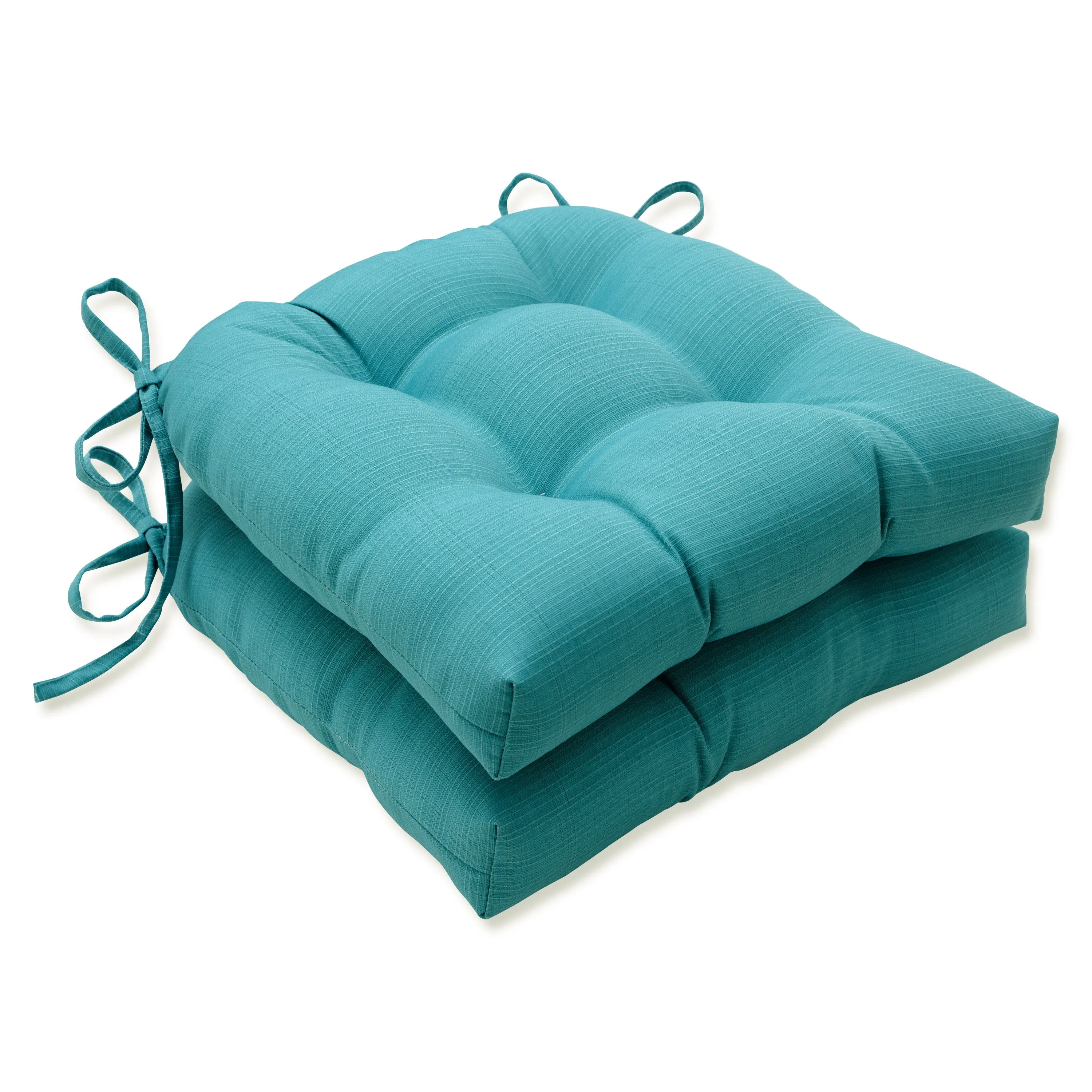 Outdoor/Indoor Forsyth Pool Deluxe Tufted Chairpad (Set of 2)