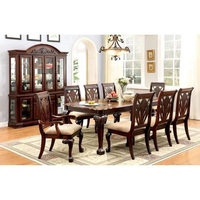 PETERSBURG I Cherry Dining Table w/ 1 X 18" Leaf