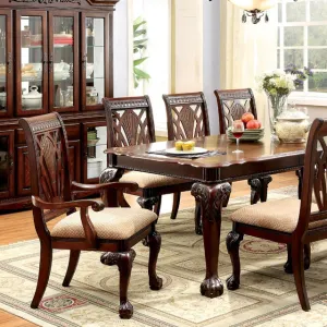 PETERSBURG I Cherry Dining Table w/ 1 X 18" Leaf