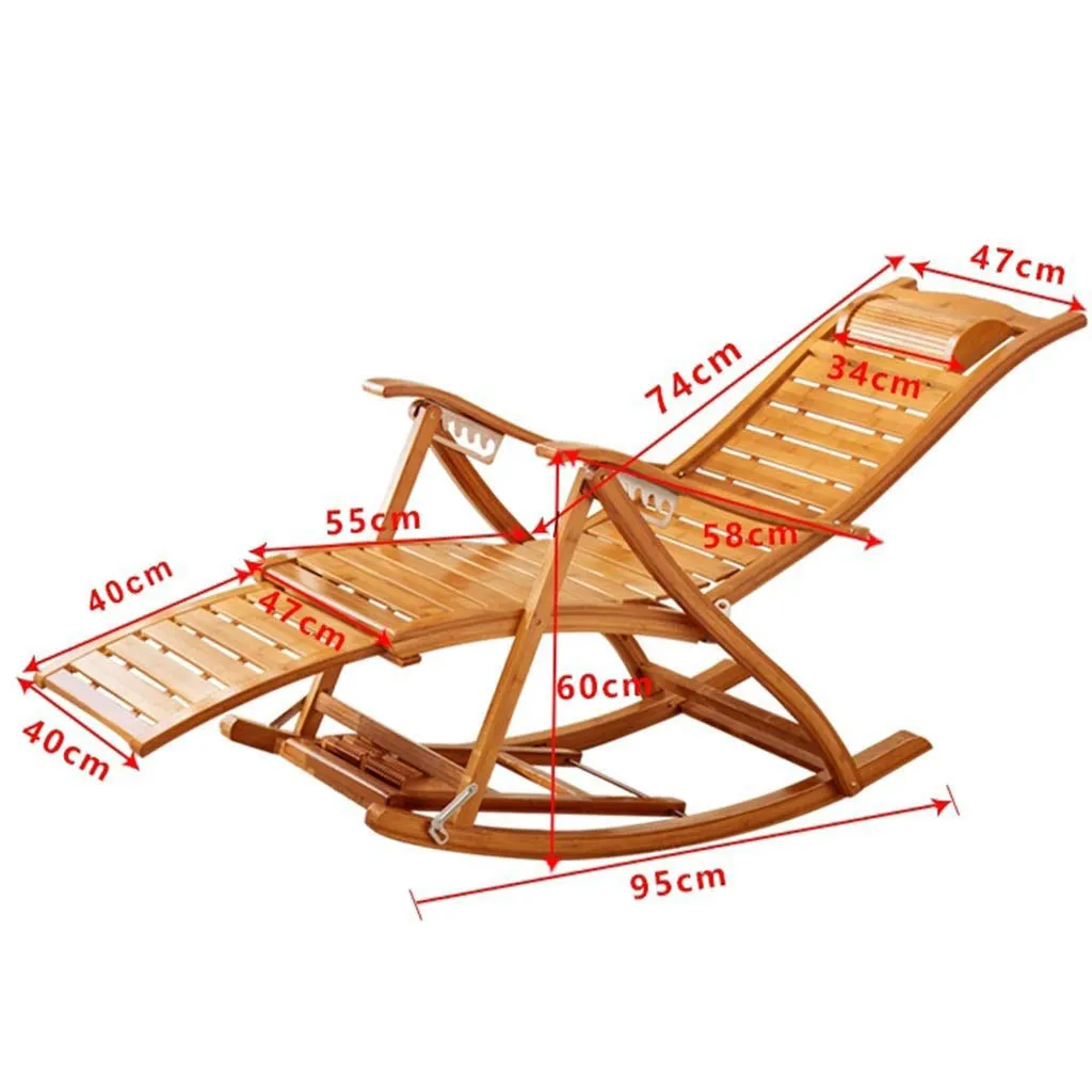 Rocking Bamboo Lounge Chair