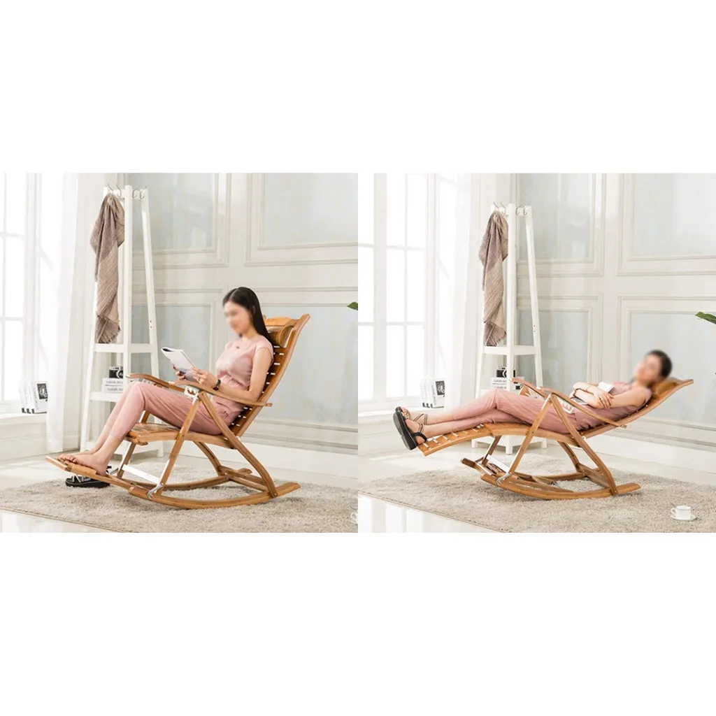 Rocking Bamboo Lounge Chair