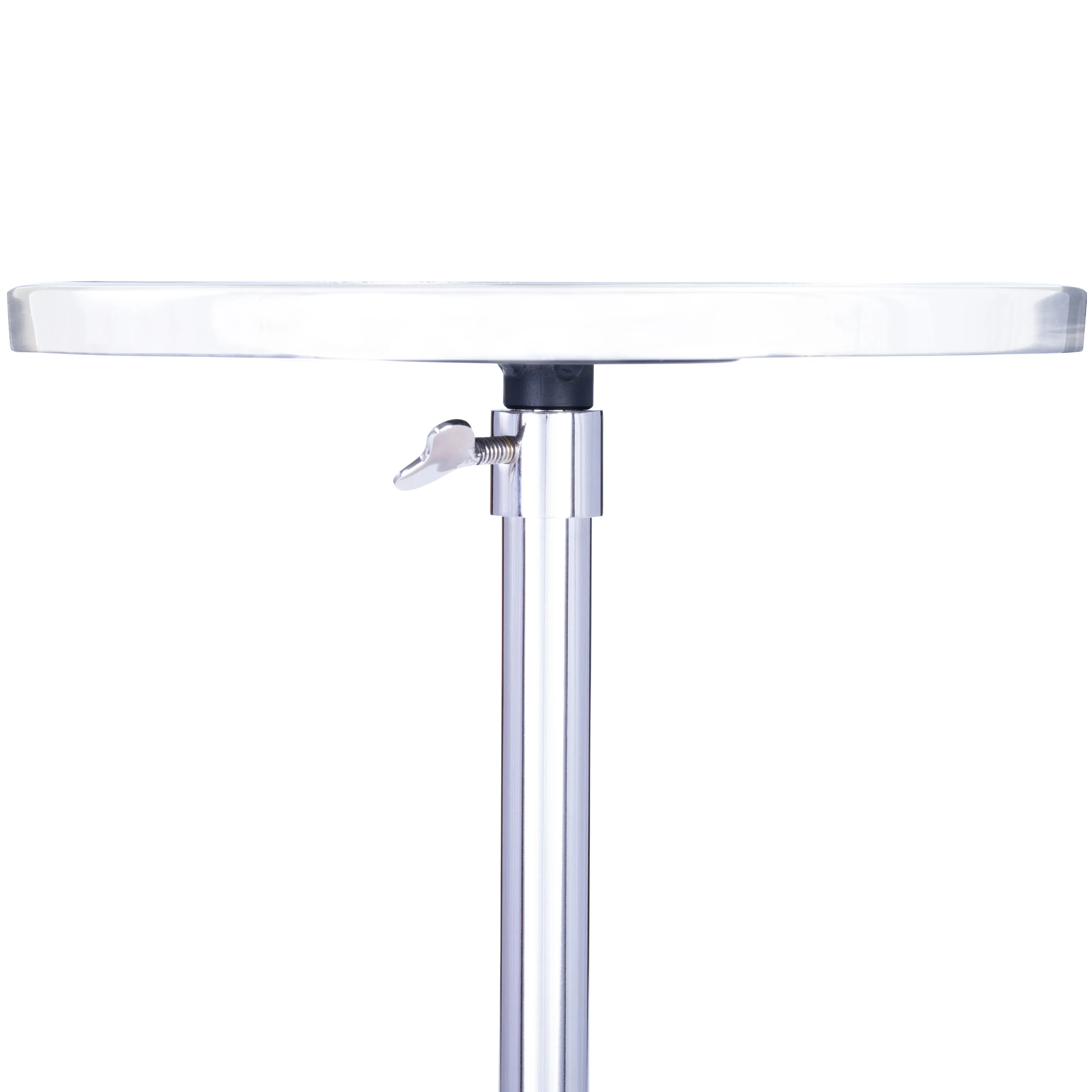 Sash Metal & Marble Side Table in Silver  5491220