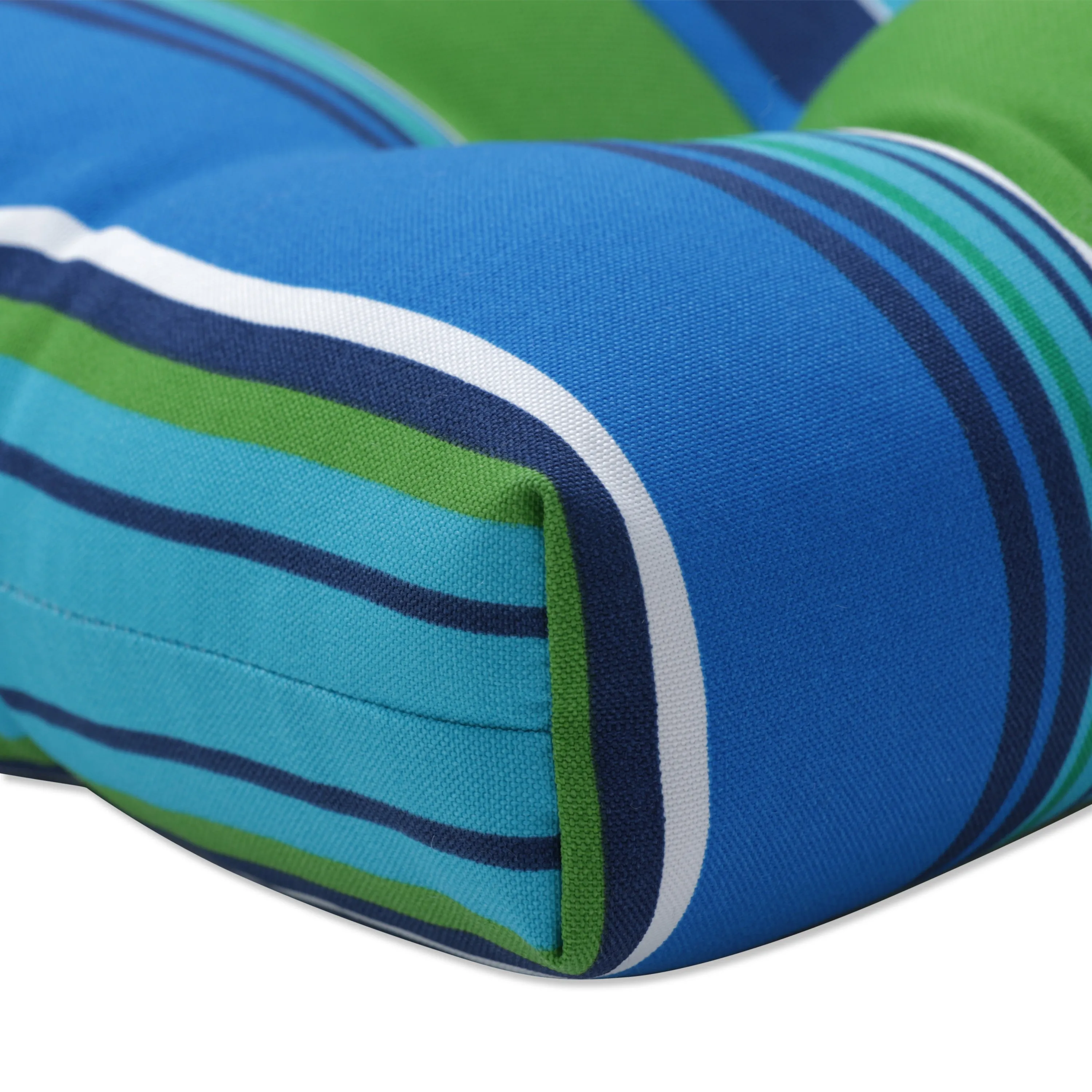 Sea Island Blue Reversible Chair Pad (Set Of 2)