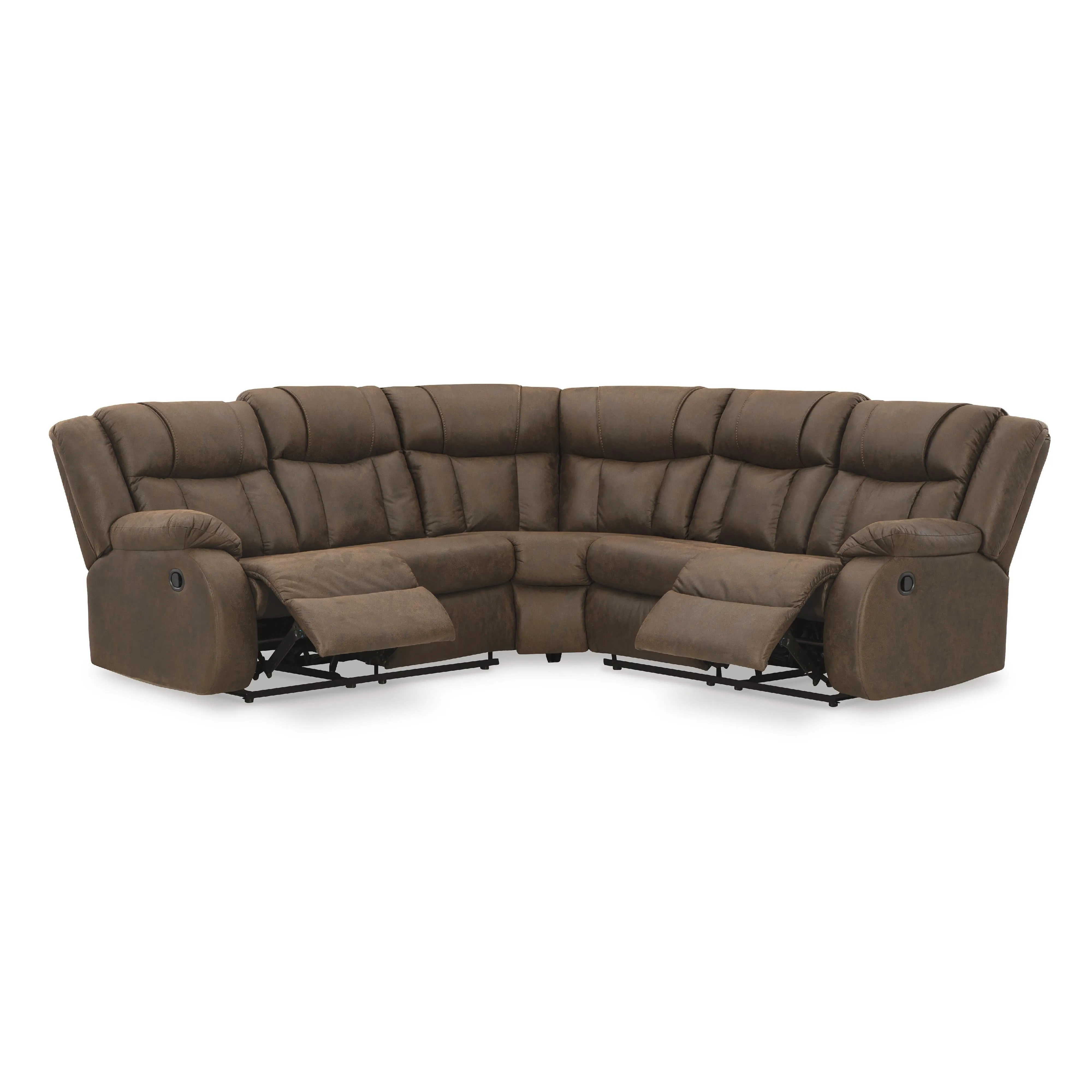 Signature Design by Ashley Trail Boys Reclining Leather Look 2 pc Sectional 8270348C/8270350C