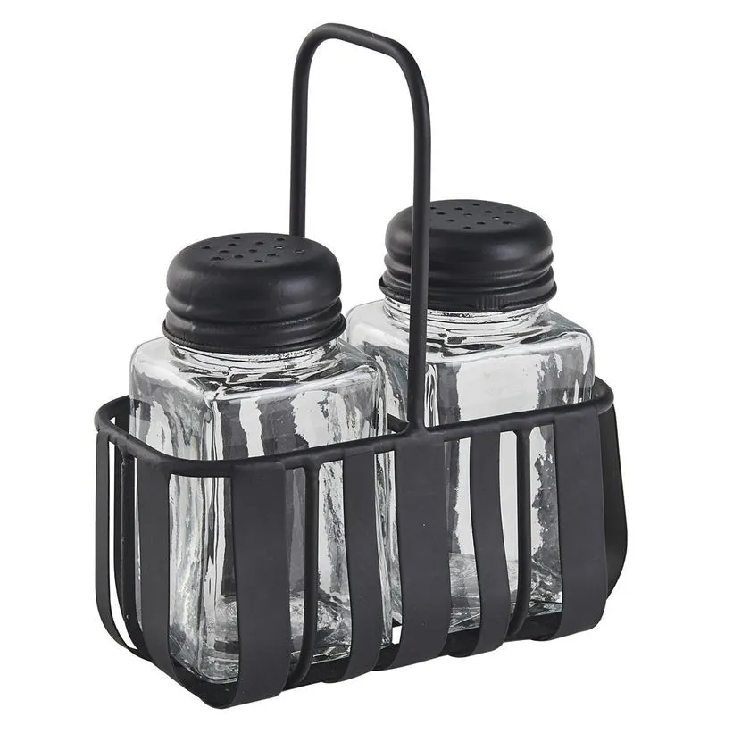 Spencer Caddy w/Glass Salt & Pepper Shakers