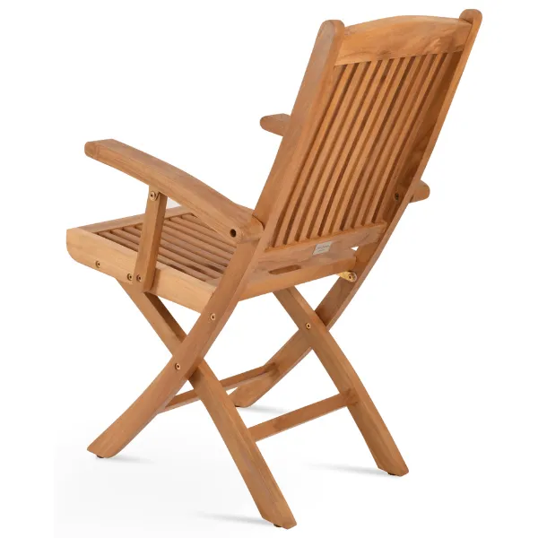 Teak Folding Chairs with Arms Pedasa